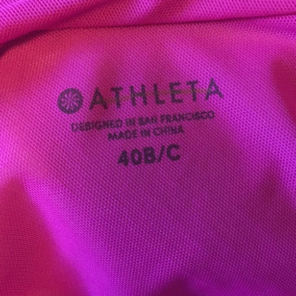 Athleta Women's Pink Bikini Top - Picture 3 of 3